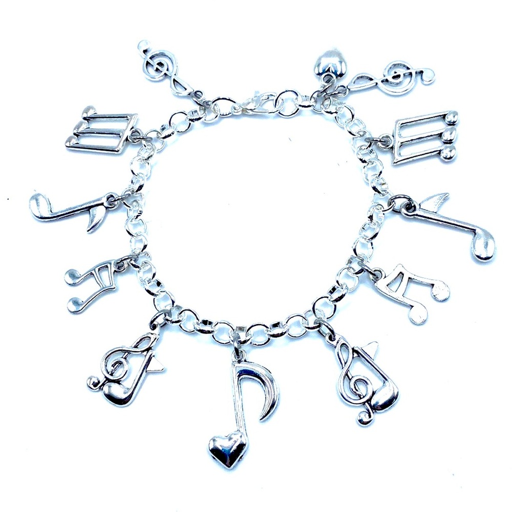 Musical Note Charm Bracelet